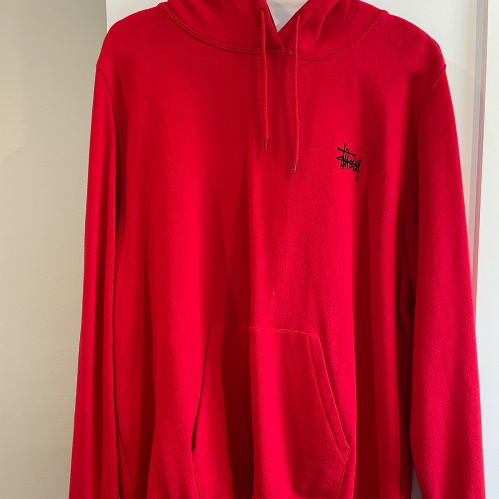 Stussy Red Hoodie
